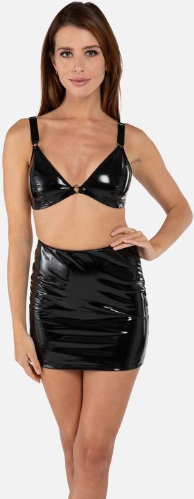 Actual product image Christine Le Duc Mini Skirt Black Love - black (S)