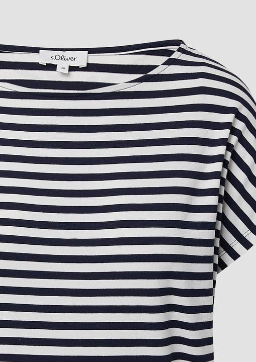 Produktbild S.Oliver T-Shirt Fliessendes Jersey-Shirt mit überschnittenen Schultern (38)