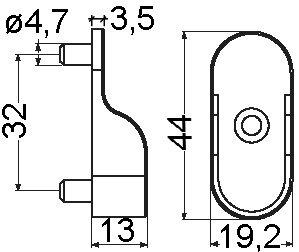 Actual product image Werkstarck Cabinet tube bearing