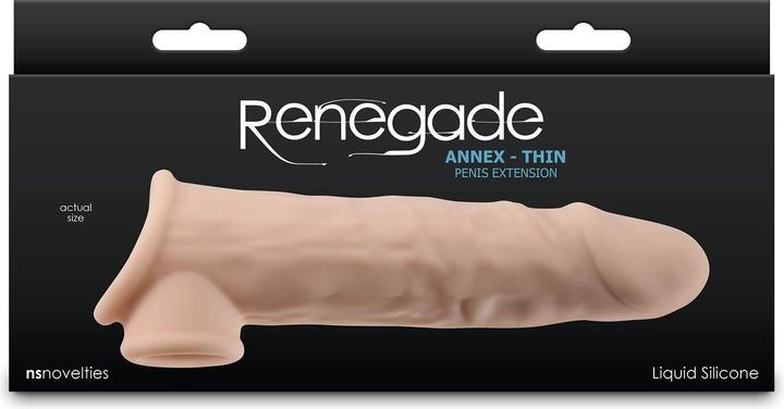 Actual product image NS Novelties renegade annex thin black