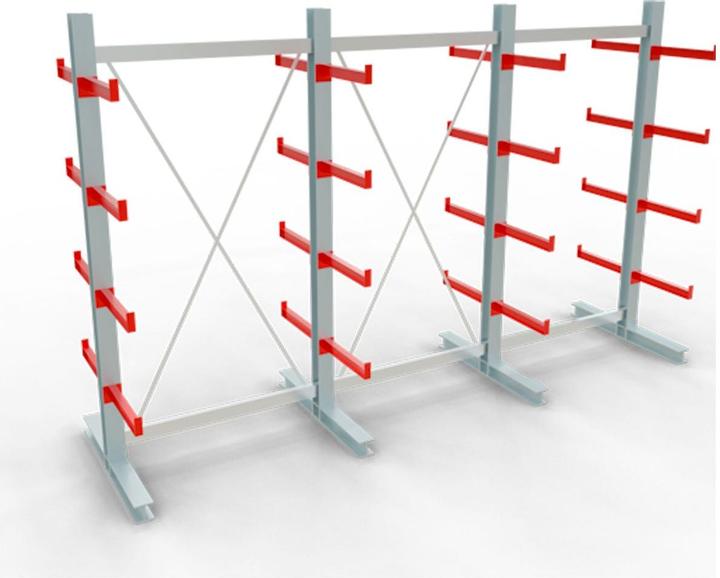 Immagine prodotto Schulte Lagertechnik K 3000 scaffale cantilever completo 4 montanti - 2 lati