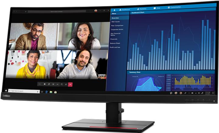 Produktbild Lenovo ThinkVision P34w-20 (3440 x 1440 Pixel, 34.14")