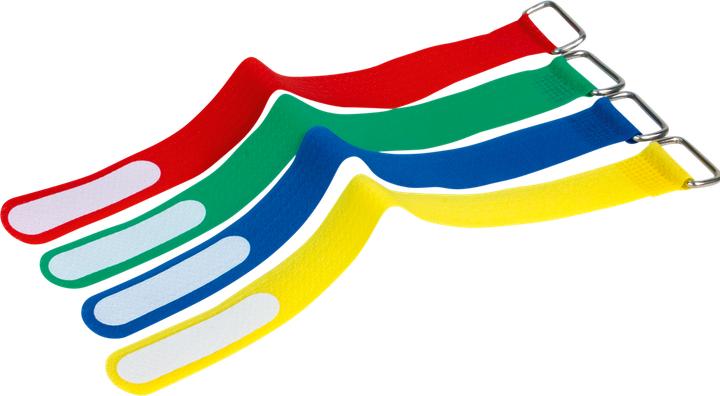 Actual product image Steffen Klettkabelbinder mit Schnalle (Velcro cable ties, 212 mm, 4 pcs.)