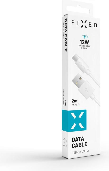 Produktbild Fixed Long Cable USB/USB-C 2m, White (2 m, USB 3.0)