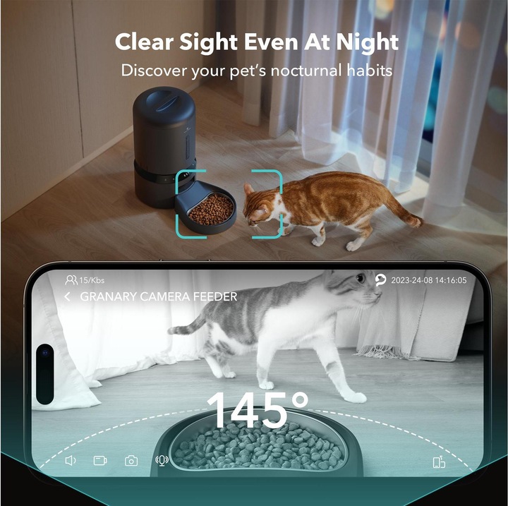 Actual product image Petlibro Granary Camera Monitoring Feeder (5 l)
