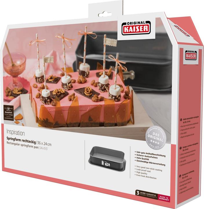 Produktbild Kaiser Springform Inspiration rechteckig 36 x 24 cm