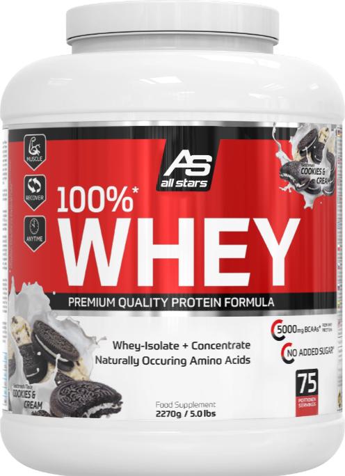 Produktbild All Stars Whey Protein (Cookies-Cream, 1 Stk., 2300 g)