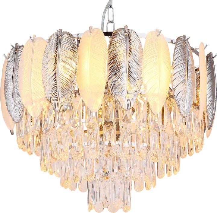 Produktbild Globo Luster Metall Verchromt, 8xe14 (52 cm)