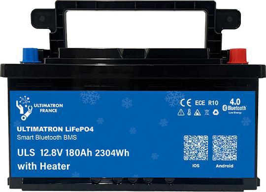 Image du produit Ultimatron ULS-12V-180Ah LiFePO4 Versorgungsbatterie (Heater) (12.80 V, 180 Ah)