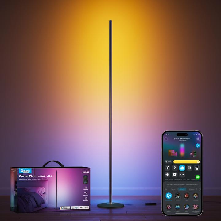 Produktbild Govee RGBICW Floor Lamp With Matter, H8076C13 (2200 lm)