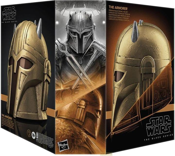 Actual product image Hasbro Star Wars: The Mandalorian Black Series Elektronischer Helm The Armorer