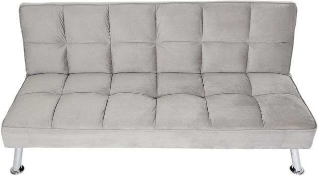 Produktbild Swisshandel24 Sofa HWC-K21, Klappsofa Couch Schlafsofa, Nosagfederung Schlaffunktion Liegefläche 187x107cm  Samt