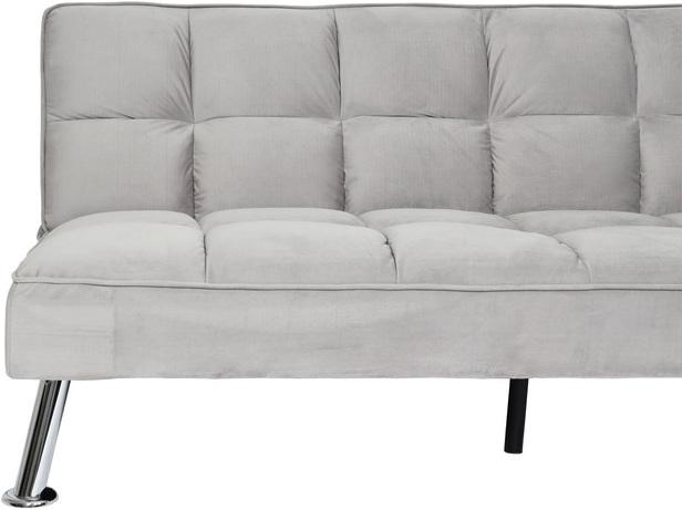 Produktbild Swisshandel24 Sofa HWC-K21, Klappsofa Couch Schlafsofa, Nosagfederung Schlaffunktion Liegefläche 187x107cm  Samt