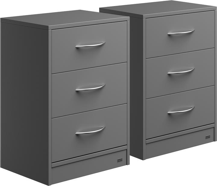 Set di 2 antracite, Antracite 2 pezzi