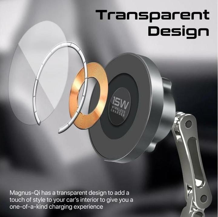 Immagine prodotto ProMate Magnus Qi 15 Watt MagSafe per auto