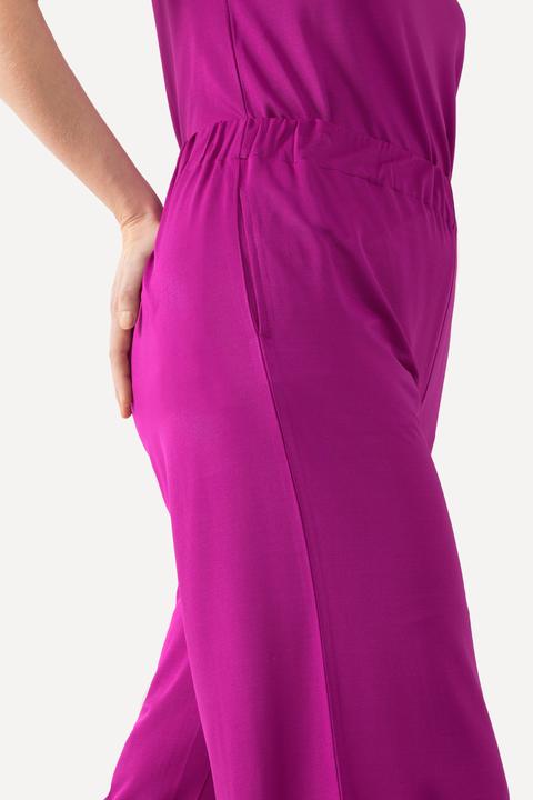 Produktbild Ulla Popken Slinky-Culotte, wadenlang, weites Bein, Elastikbund (42, 44)