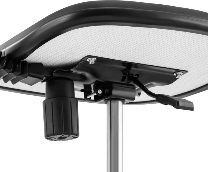 Produktbild Fromm & Starck Nähstuhl Stuhl zum Nähen mit Rollen gepolstert 120 kg Schwarz höhenverstellbar