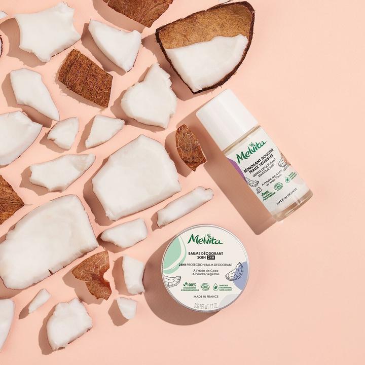 Produktbild Melvita Corps Deodorant Empfind Haut (re) 50 ml (Roll-on, 50 ml)