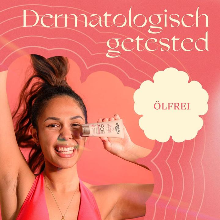 Actual product image Hawaiian Tropic Glowing Protection (Sun cream face, SPF 50, 50 ml)