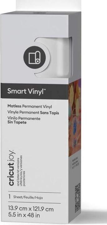 Image du produit Cricut Smart Vinyl Permanent Joy 14x122cm 1 sheet White (P) (1x)