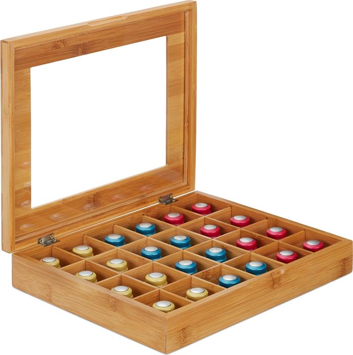 Actual product image Relaxdays Coffee Capsule Box with 24 Slots