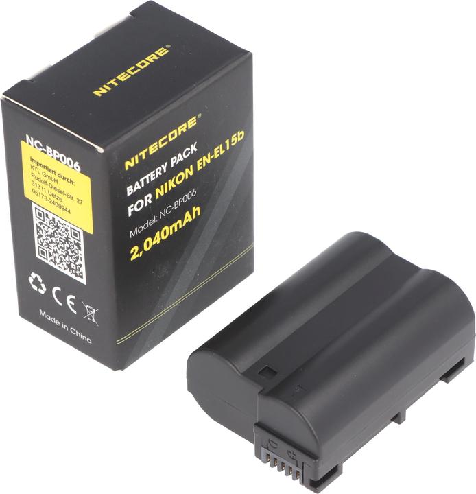 Nitecore EN-EL15bKamera Akku für Nikon (Batterie de l'appareil photo)