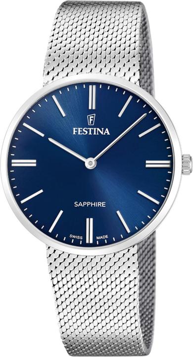 Image du produit Festina Montre Swiss Made Bleu, Homme (Swiss Made, 39.30 mm)