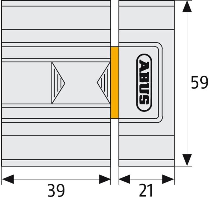 Actual product image Abus SR30 W CL/DFNLI