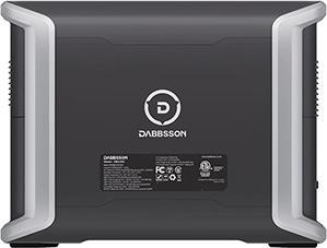 Image du produit Toshiba Dabbsson DBS1300 / station de charge portable / 1200W / 1330 Wh / 2x USB-A / 2x USB-C / écran LCD