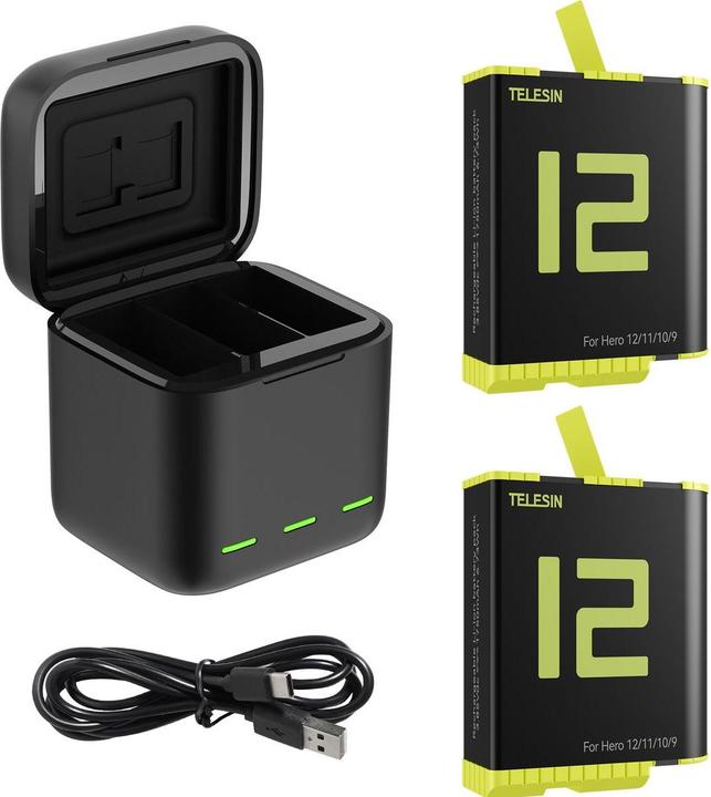 Image du produit Telesin Kit chargeur 3 en 1