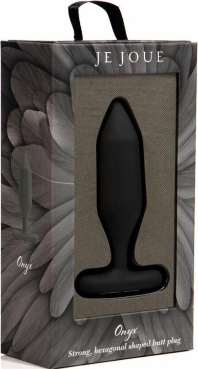 Actual product image Je Joue Onyx Anal Plug Vibrating Black