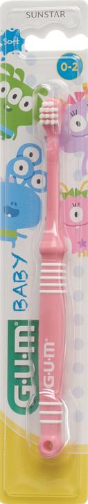 Actual product image GUM Baby toothbrush 0-2 years (1 pc) (Soft, 1 x)