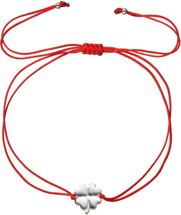 Immagine prodotto Evolution Group Red Kabbalah Bracelet With Four-Leaf Clover 13047.3 Red