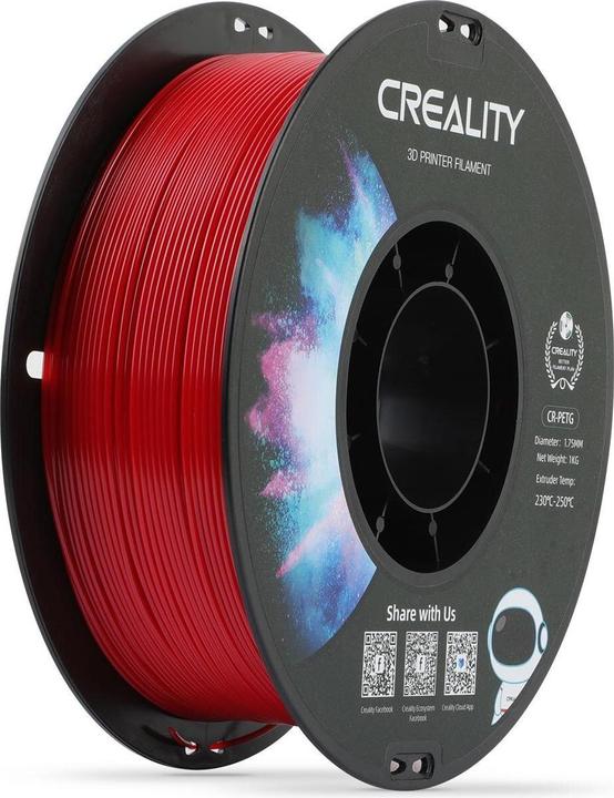 Image du produit Creality Filament (PETG, 1.75 mm, 1000 g, Rouge)