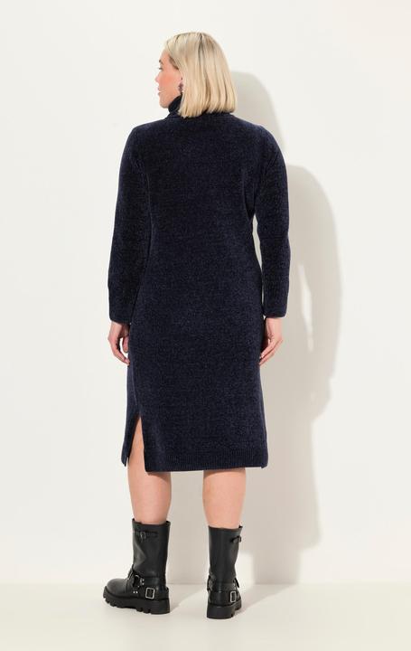 Produktbild Ulla Popken Chenille-Kleid, Strukturstrick, Rollkragen, Langarm (46, 48)