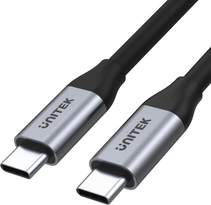 Image du produit Unitek USB USB-C - USB-C cable 2 m silver (C14091ABK) (2 m, USB 3.1, 100 W)