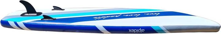 Actual product image Alpidex Inflatable Stand Up Paddle Board SUP (320x76x15cm), Carrying Bag, Paddle, Air Pump, Leash - Cloud