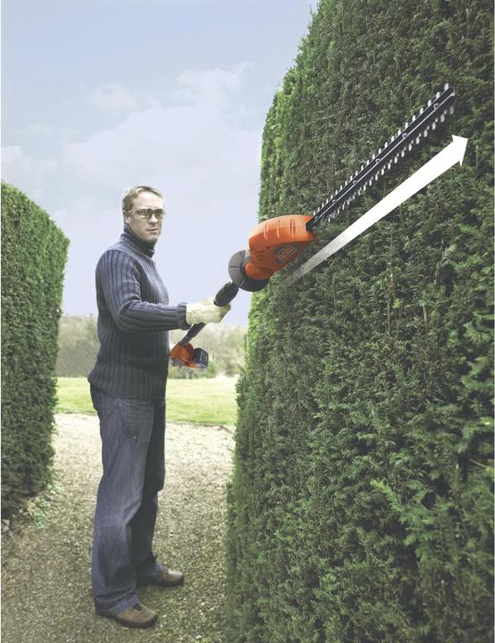 Actual product image Black & Decker Bar hedge trimmer (Rechargeable battery operated)