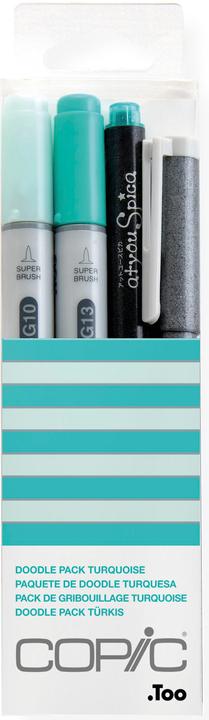 Produktbild Copic Doodle Pack Turquoise (4x)