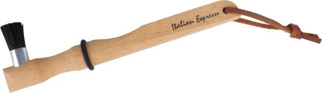 Actual product image Bürstenhaus Redecker Espressopinsel 90° Buche geölt Besatz hart 19.5 cm