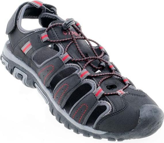 Hi-Tec Black and red Tiore sandals for men, size 42
