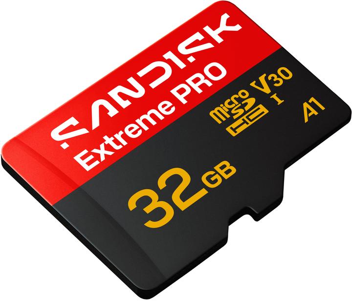 Productafbeelding SANDISK Extreme Pro microSDHC 32GB (32 GB, microSDHC, U3, UHS-I)