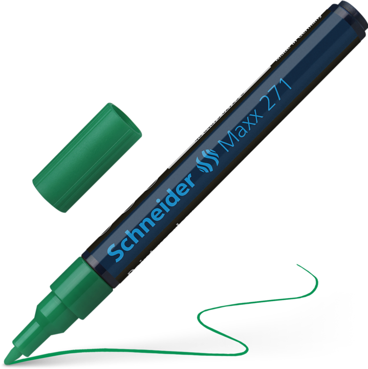 Produktbild Tajima Schneider paint marker 271 grøn 1 - 2 mm (tiefblau-grün, 2 mm, 1 x)