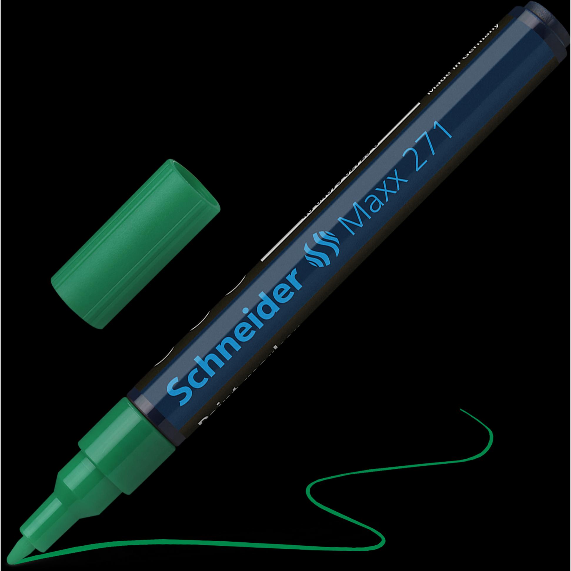 Thumbnail - Tajima, Marker, Schneider paint marker 271 grøn 1 - 2 mm (tiefblau-grün, 2 mm, 1 x)