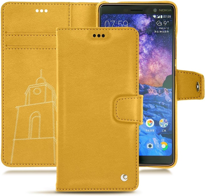 Actual product image Noreve Leather case wallet (Nokia X)