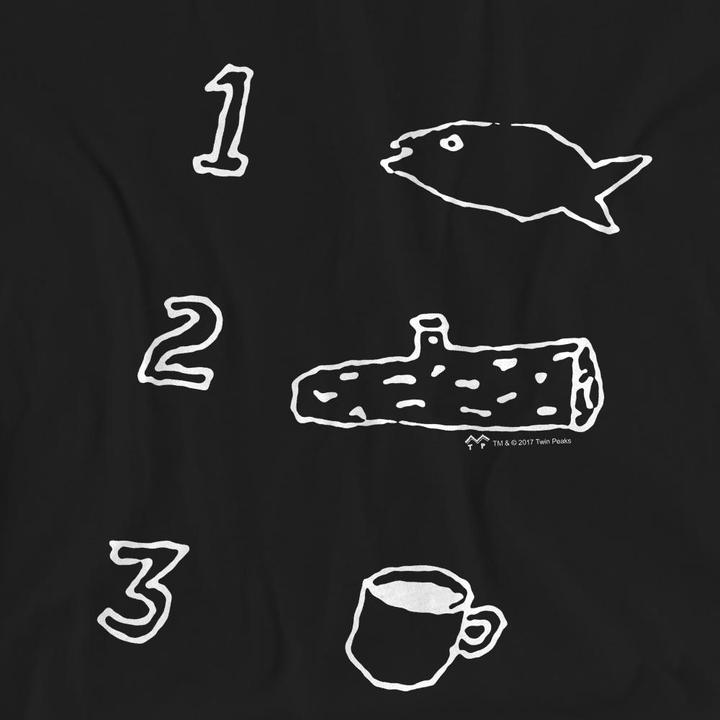 Produktbild Twin Peaks Coffee Log Fish TShirt (S)