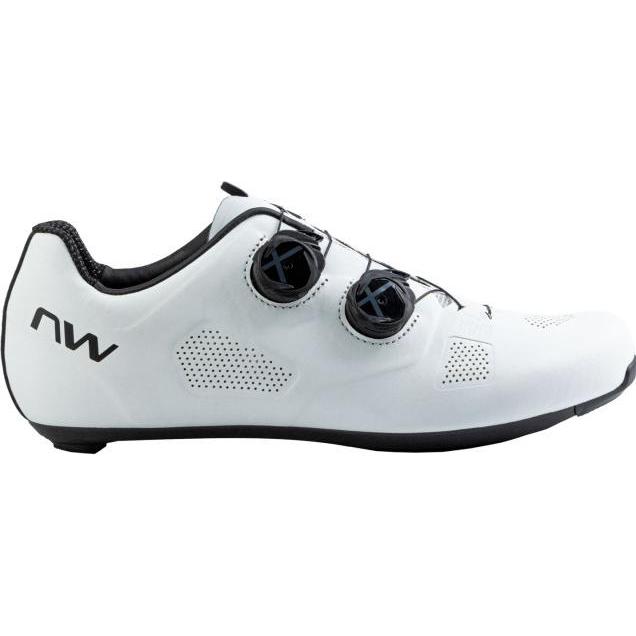 Northwave, Uomini, Scarpe da ciclismo, Rivoluzione ampia (48), Bianco