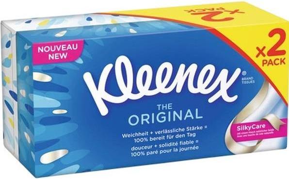 Produktbild Kleenex ORIGINAL Kosmetiktücher Box Duo 24 x 72 Stk