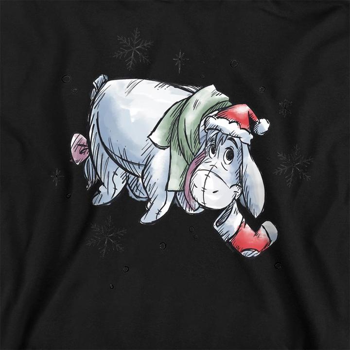 Immagine prodotto Winnie the Pooh Felpa con Cappuccio Natale Ih-Oh Fiocco di neve Bambini (152, 158)