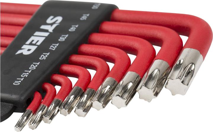 Actual product image Stier Torx TX10 - TX50 9-piece offset screwdriver set